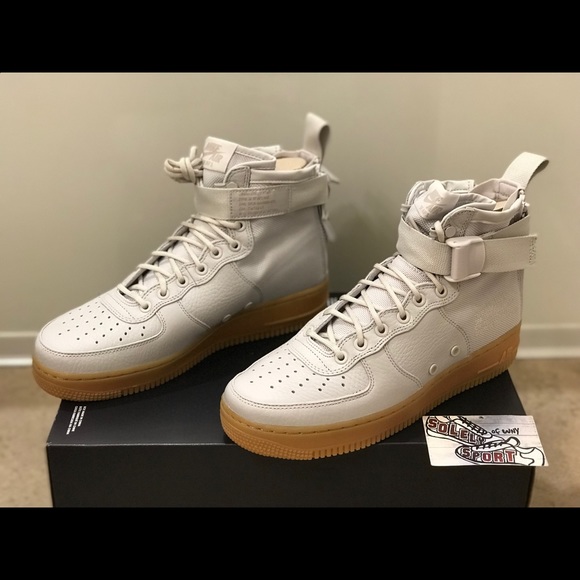 NEW Nike SF AF1 Air Force 1 Leather Boots Womens - Picture 3 of 7